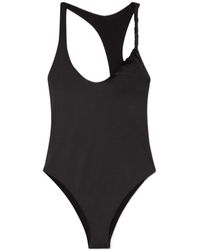 Versace - Rolled Cut-Out One-Piece Swimsuit - Lyst