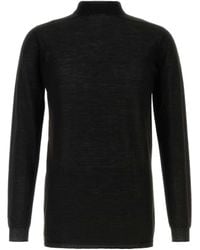 Rick Owens - Long Sleeve Turtleneck Jumper - Lyst