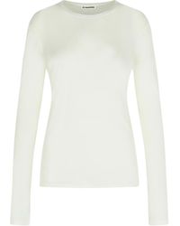 Jil Sander - 3 Pack Logo Embroidered Top - Lyst