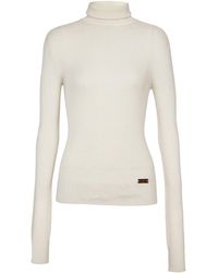 Balmain - Knitted Turtleneck Sweater - Lyst