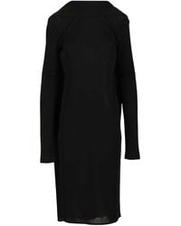TOTEME - Totême Cape High Neck Dress - Lyst