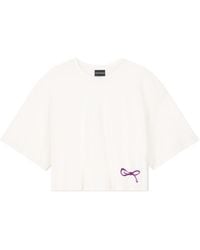 Emporio Armani - Logo-Print Oversized T-Shirt - Lyst