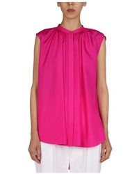 McQueen - Sleeveless Tops - Lyst