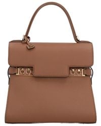 Delvaux - Logo Shoulder Bag - Lyst