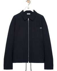 Loewe - Logo-Embroidered Zip-Up Jacket - Lyst