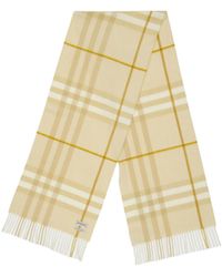 Burberry - Plaid Pattern Scarf - Lyst