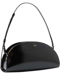 A.P.C. - Small Demi-Lune Shoulder Bag - Lyst