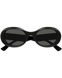 Gucci - Eyewear Oval-Frame Sunglasses - Lyst