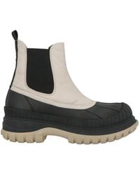 Ganni - Two-Color Thick-Soled Boots - Lyst