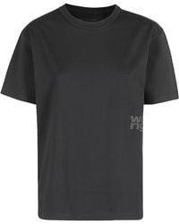 T By Alexander Wang - Logo Print T-Shirt - Lyst