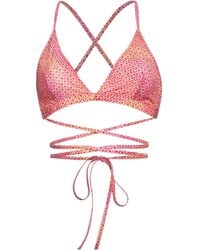Isabel Marant - Lace-Up Bikini Top - Lyst