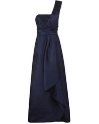 Alberta Ferretti - Mikado Maxi Dress - Lyst