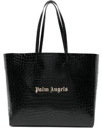 Palm Angels - Logo Printed Large Tote Bag - Lyst