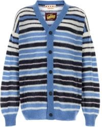 Marni - Striped Knit Cardigan - Lyst