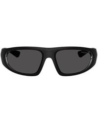 Prada - Eyewear Linea Rossa Rectangle Frame Sunglasses - Lyst