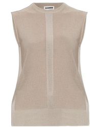 Jil Sander - Crew-Neck Vest - Lyst