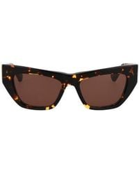 Bottega Veneta - Eyewear Butterfly Frame Sunglasses - Lyst