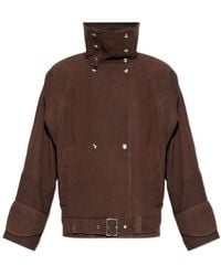 IRO - Long-Sleeved Leather Jacket - Lyst