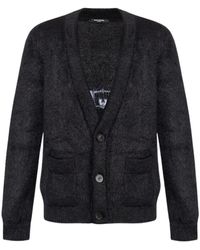 Balmain - Logo Detailed V-Neck Cardigan - Lyst