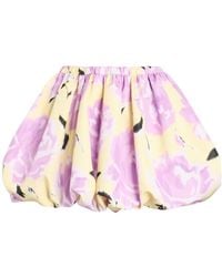 Patou - Elasticated-Waist Floral-Print Mini Skirt - Lyst