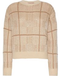 Max Mara - Boxy-Fit Wool, Mohair And Cashmere Sweater - Lyst