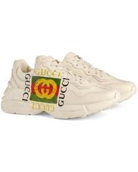 Gucci - Logo-Lacing Casual Sneakers - Lyst