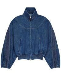 Givenchy - Denim Bomber Jacket - Lyst