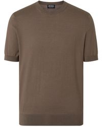 ZEGNA - Cotton T-Shirt - Lyst