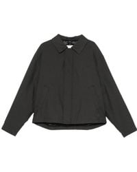 MM6 by Maison Margiela - Logo-Embroidered Concealed-Fastening Jacket - Lyst