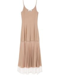 Fendi - Sleeveless Knitted Maxi Dress - Lyst