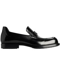 Balenciaga - Apos;S Comfy B-Logo Calfskin Penny Loafers - Lyst