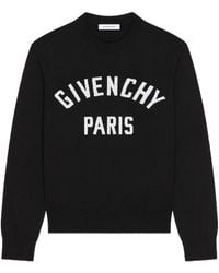Givenchy - Apos;S Logo Cotton-Blend Crewneck Sweater - Lyst