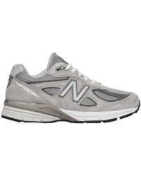 New Balance - 990V4 Lace-Up Sneakers - Lyst