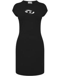DIESEL - Logo Dress - Lyst