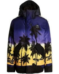Palm Angels - Sunset-Print Hooded Jacket - Lyst