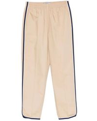 Prada - Side-Stripes Straight Trousers - Lyst
