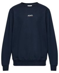A.P.C. - X Asics Lake Crewneck Sweatshirt - Lyst