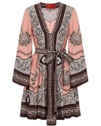 La DoubleJ - La Doublej Magnifico Graphic Print Dress - Lyst