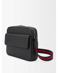 Gucci - Monogrammed Zipped Crossbody Bag - Lyst