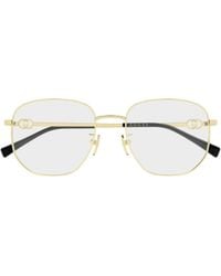Gucci - Eyewear Geometric Frame Glasses - Lyst