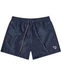 Paul Smith - Zebra-Patch Swim Shorts - Lyst