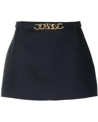 Valentino - Chain-Trim High-Waisted Skort - Lyst