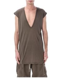 Rick Owens - Dylan Deep V-Neck T-Shirt - Lyst