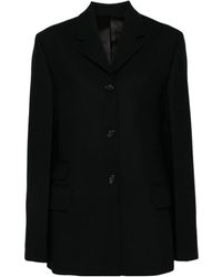 TOTEME - Totême Collared Button-Up Jacket - Lyst