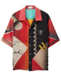 Versace - Medusa-Head Graphic-Print Shirt - Lyst