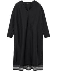 JOSEPH - Dalamo Embroidered Cotton-Blend Midi Dress - Lyst