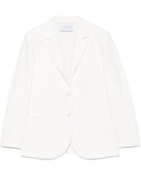Harris Wharf London - Crinkled Shoulder-Pads Blazer - Lyst
