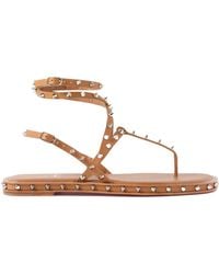 Christian Louboutin - Bombina Studded Leather Sandals - Lyst