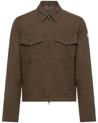 Moncler - Micro Madras Flannel Shirt Jacket - Lyst