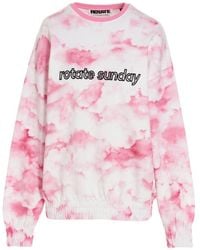 ROTATE BIRGER CHRISTENSEN - Iris Logo Organic Cotton-Jersey Sweatshirt - Lyst